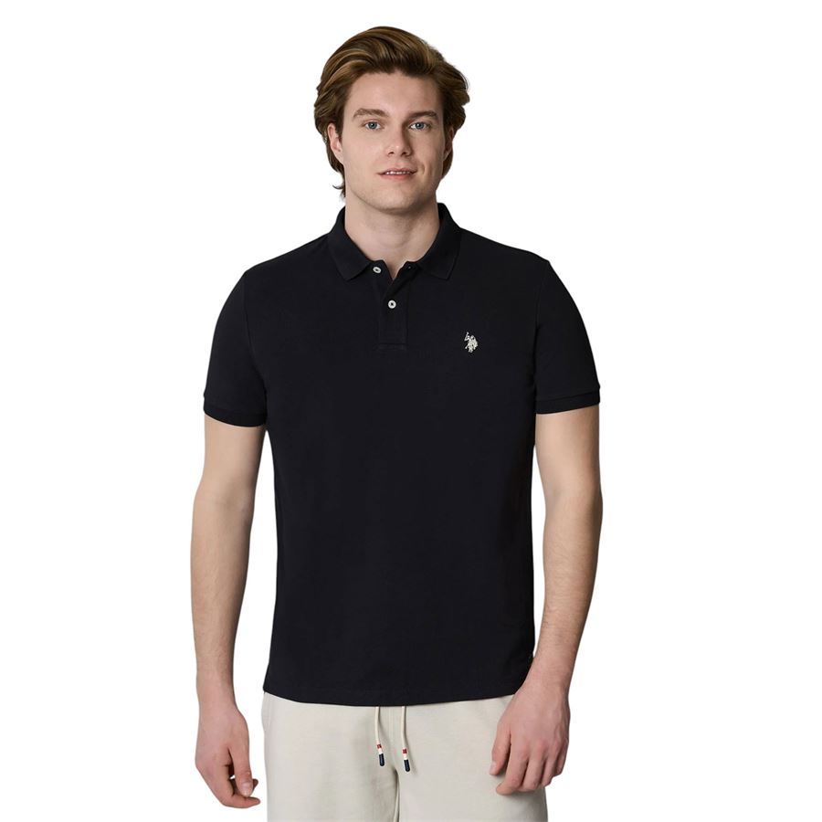 King polo a maniche corte in cotone piquet da uomo U.S. Polo Assn | US41197001199